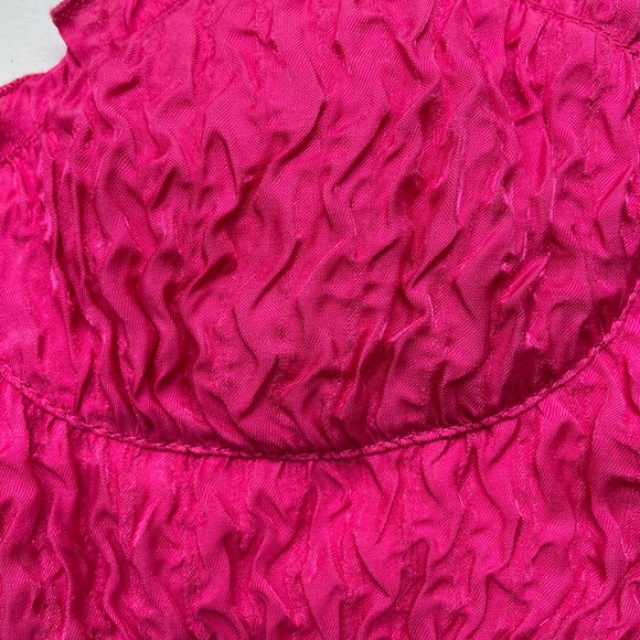 Zara Small Bralette Pink Barbiecore Crop Top Adjustable Strap Stretch NWT - Picture 6 of 6